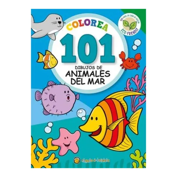 Colorea 101 dibujos de animales del mar