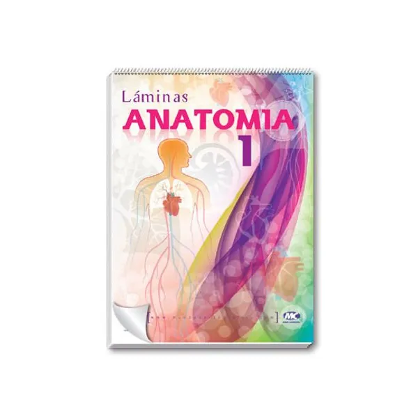 Rotafolio m.c.50 x70 lam. d/f con esp.7 hjs/14 laminas anatomia 1