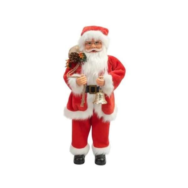 Muñeco papá noel con luz y sonido 90 cm x1