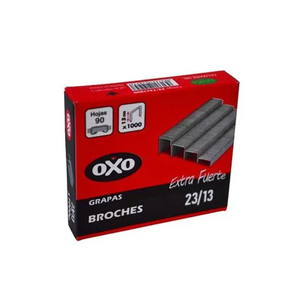 Broche n.° 23/13 caja x1000 unidades oxo