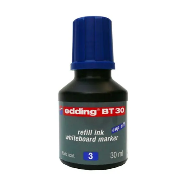 Tinta Edding bt-30 para marc.para pizarras 30 mlazul