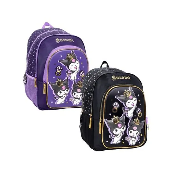 Mochila 17" espalda kuromi diamantes x unidad colores surtidos wabro