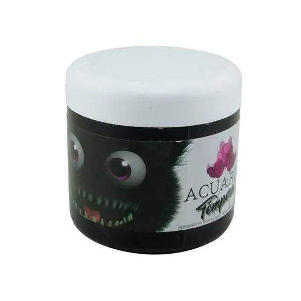 Témpera acuarel pote x250 grsnegro