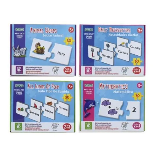 Ditoys match & play puzzle game 4 modelos