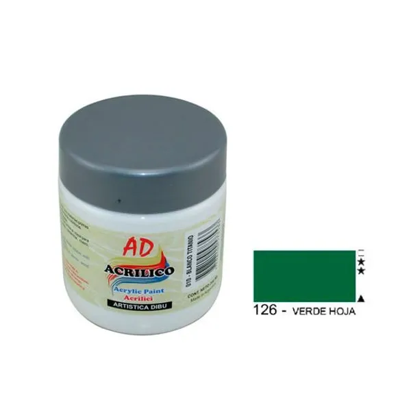 Acrílico ad decorat.200 ml126- verde hoja