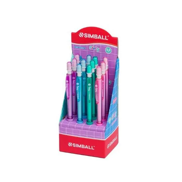 Lápiz automatico Simball cheky 0.5 mmplastico con grip goma