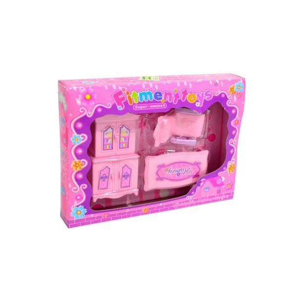 Set de muebles en caja 19x14 cm
