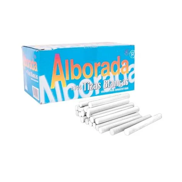 Tiza blanca caja x144 unidades alborada