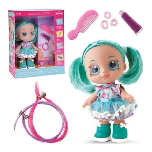 Rainbow girls - mint 36 cm trencitas