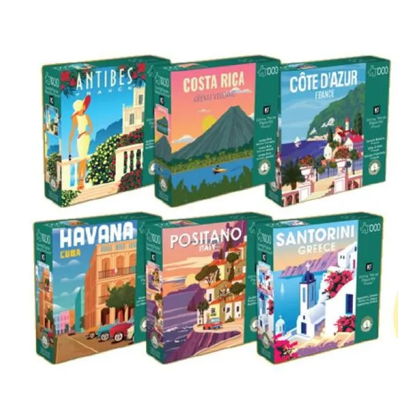 Ki puzzles - rompecabezas colección visita lugares pieza x pieza 1000 piezas sur