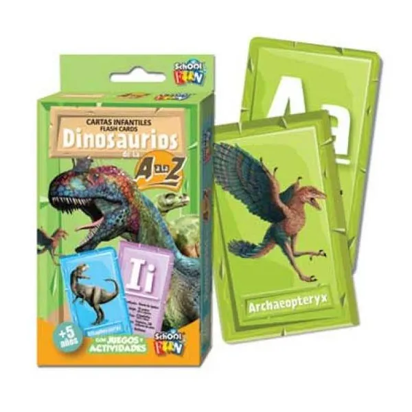 Cl-135 cartas educativas dinosaurios