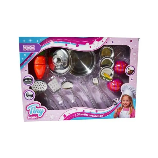 Set de cocina 14pzs en caja 36x26x5 cm