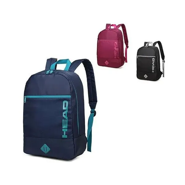 Mochila 17" espalda x unidad colores surtidos head