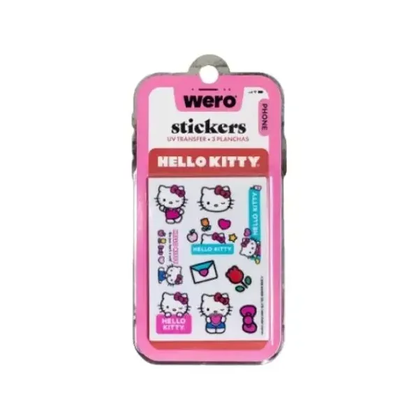 Stickers Wero para celular hello kitty x3 planchas