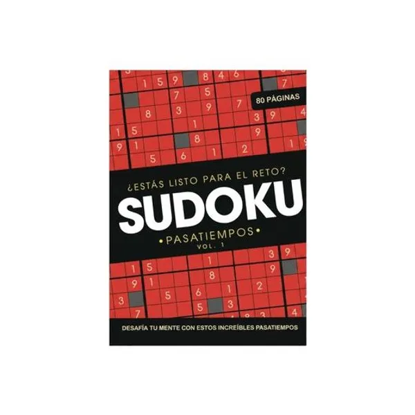 Libro de juegos pasatiempos sudoku volumen 1 19.5x27 cm lado b