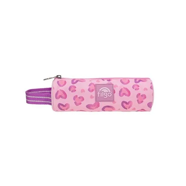Cartuchera 1 cierre keiway reload tube animal print 6.5x21 cm Filgo