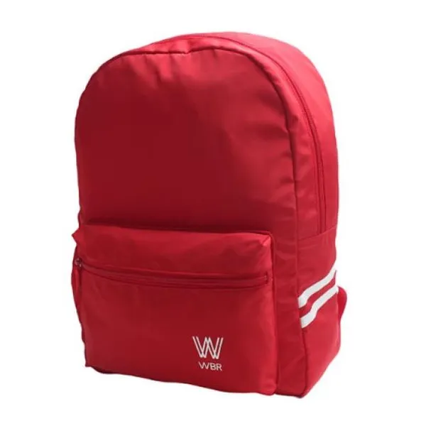 Wbr mochila 17" espalda -deportiva- "rojo