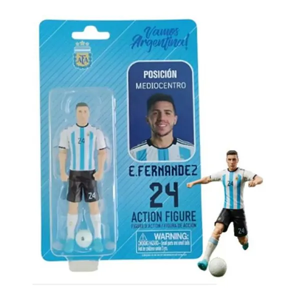 Figura de accion enzo fernandez producto oficial AFA 11 cm