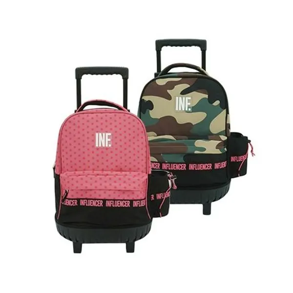 Mochila 17" con carro x unidad modelos surtidos influencer