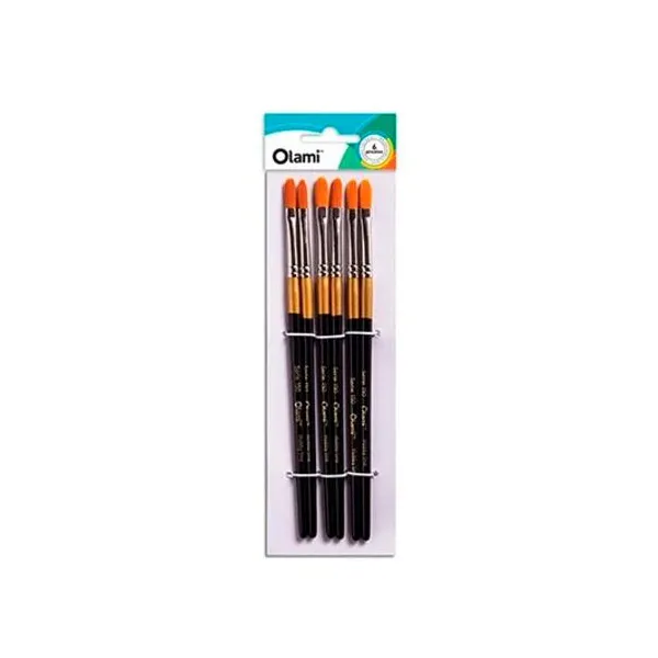 Pincel olami lengua de gato 150 n.° 0 x6