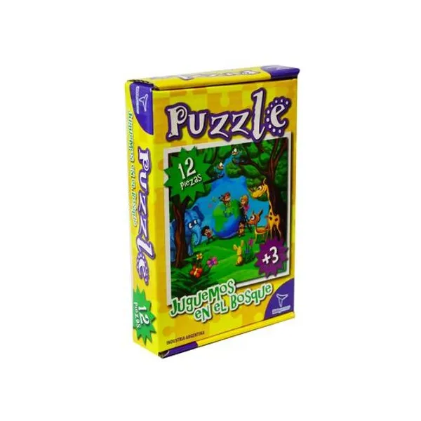 Puzzle juguemos en el bosque 12pzs en caja 11.5x18 cm Toto Game