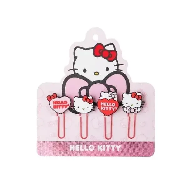 Broche clip fun Mooving maw hello kitty bl.x 4 unid.