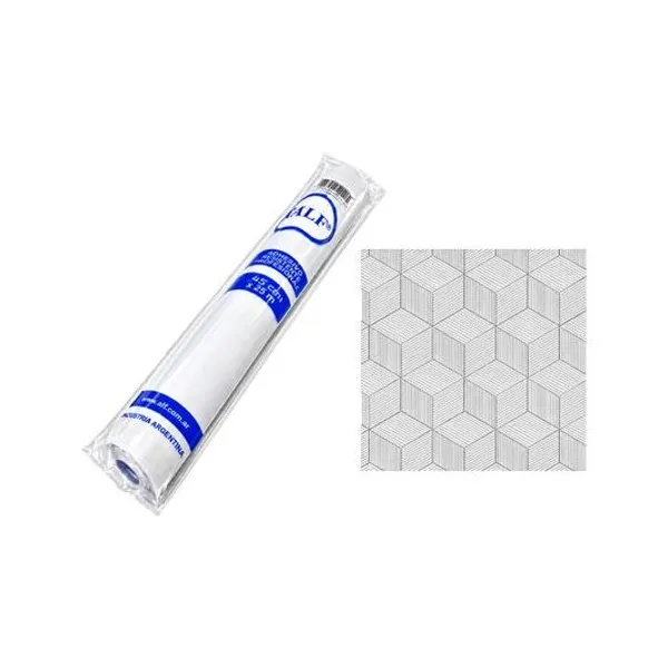 Rollo autoadhesivo esmerilado cubos 45cmx5 mts self