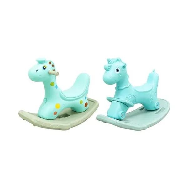 Dino/caballo mecedor plástico 73x52x40 cm x1 modelos surtidos
