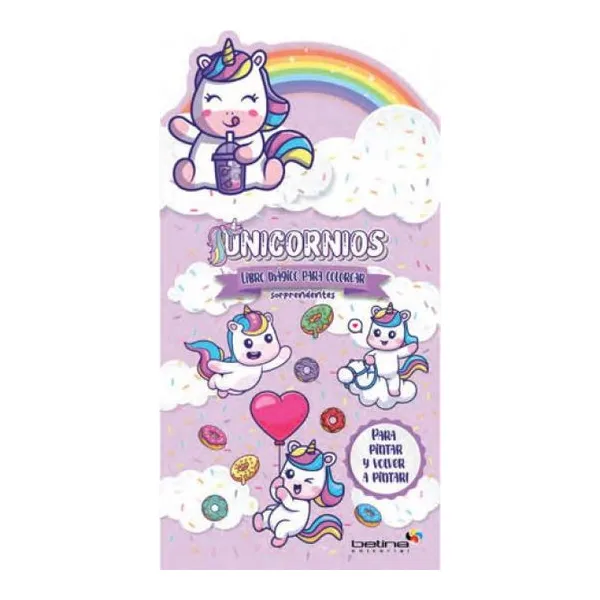 Mágico pintar con agua unicornios sorprendentes