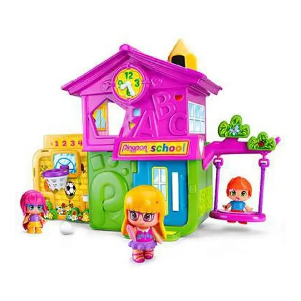 Pinypon escuela con 3 figuras + accesorios