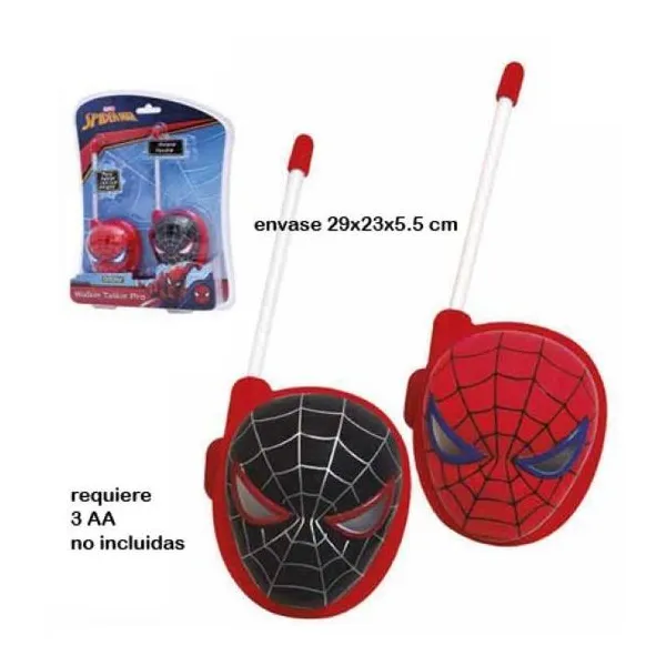 Walkie talkie fun Spiderman