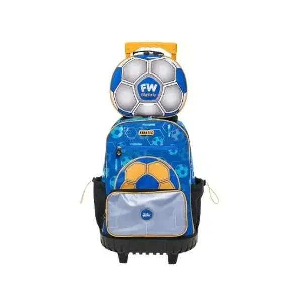 Mochila con carro 18" fw fun world fanatic con lunchera