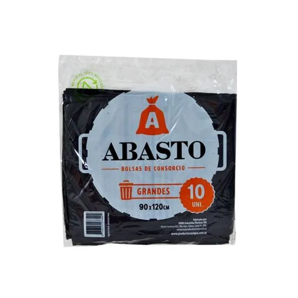 Bolsas de consorcio 90x120 cm x10 unidades abasto