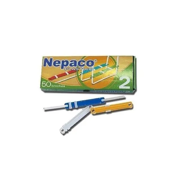 Broche nepaco plástico caja x50 unidades bropaco