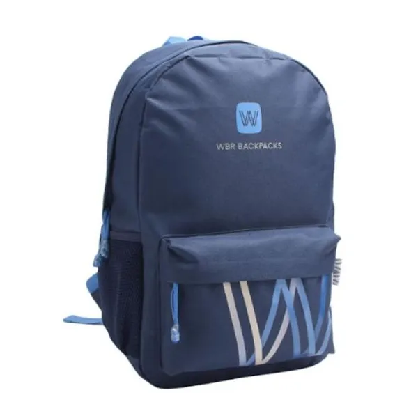 Wbr mochila 17" espalda -w- "azul