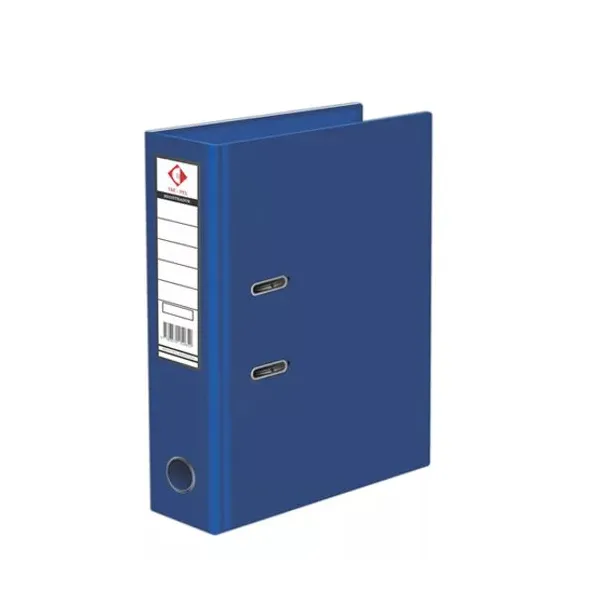 Bibliorato forrado pvc oficio azul francia l/ancho 75 mm