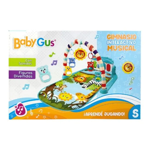 Gimnasio interactivo zoologico babygus 74 56 cm