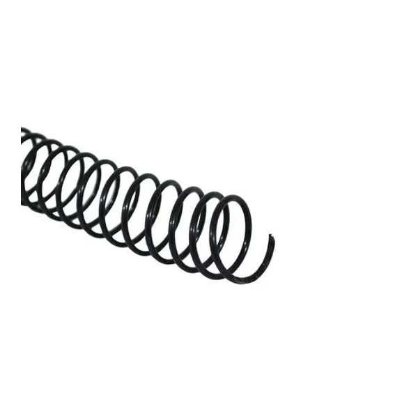 Espiral 23 mm negro bolsa x20 unidades