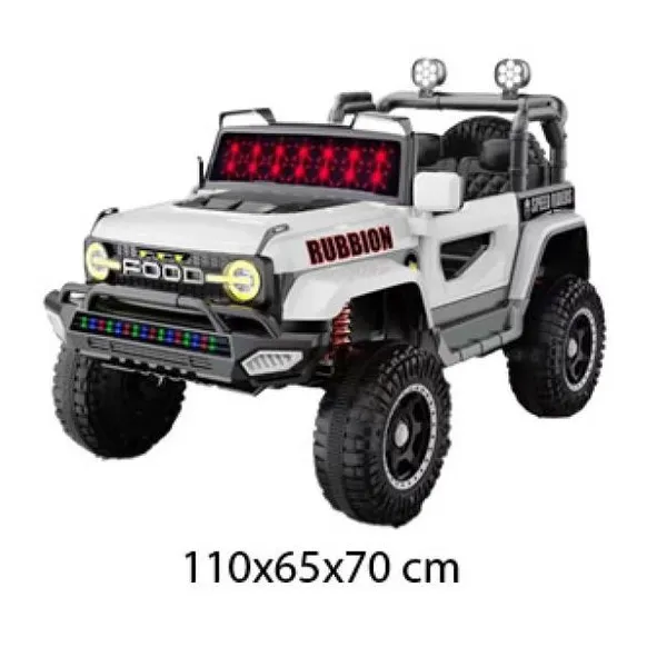 Jeep a batería 4x4 a batería con luz, sonido y control remoto 12v4.5a