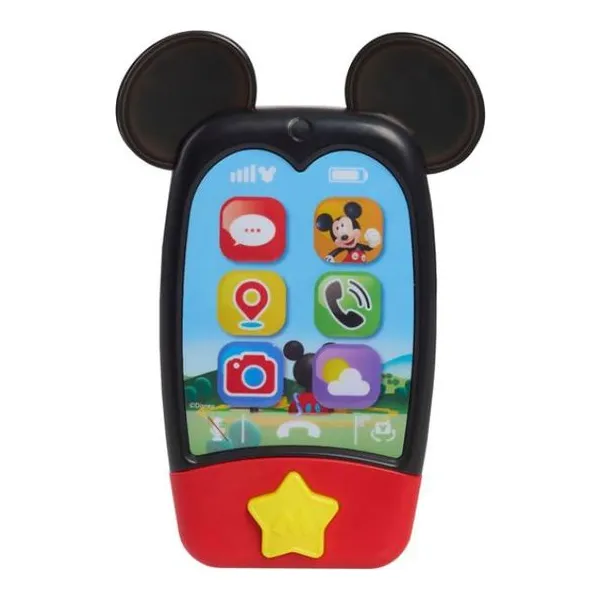 Disney jr. - juguete 12 cm teléfono celular - mickey mouse
