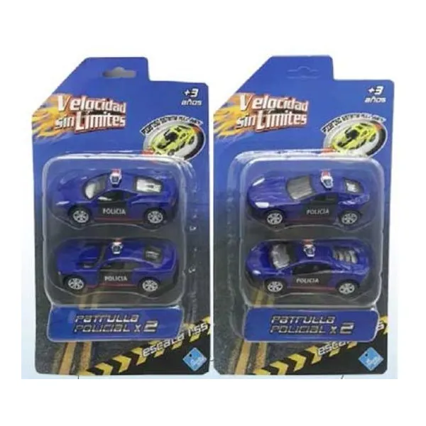 Auto policia x2 pullback