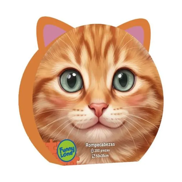 Rompecabezas orange cat 200 pcs