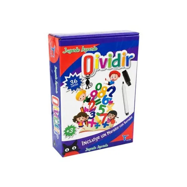 Jugando aprendo dividir en caja 11x18x3.5 cm toto games