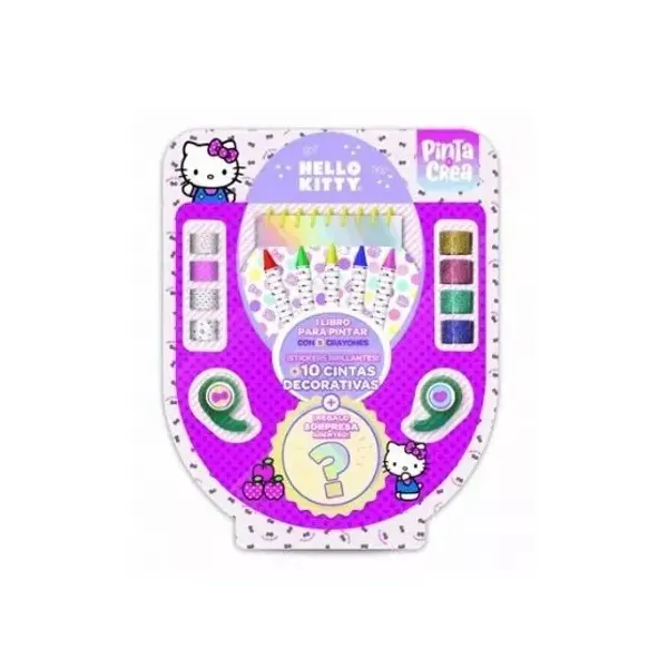 Blister editorial vertice pinta y crea hello kitty