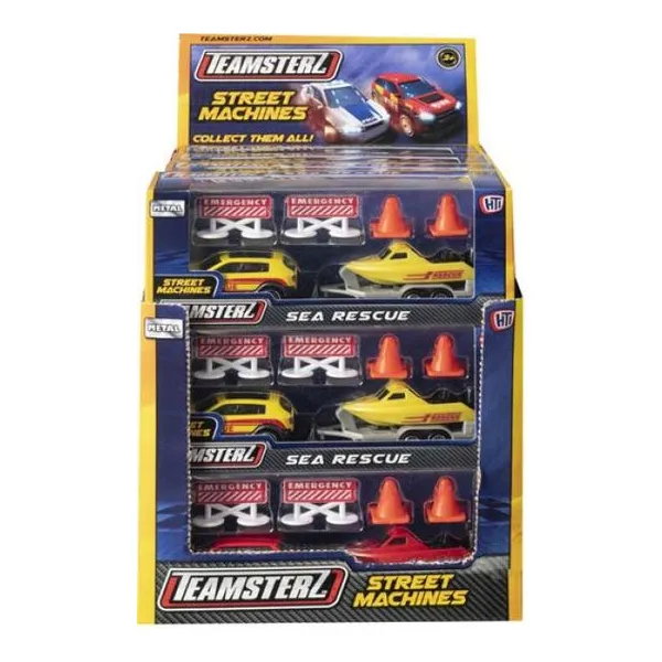 Teamsterz sea rescue metal street machines surtido 12 cm