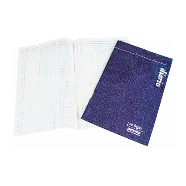 Libro de contabilidad diseño 2 col.oficio t/flex.x 24 hjs.
