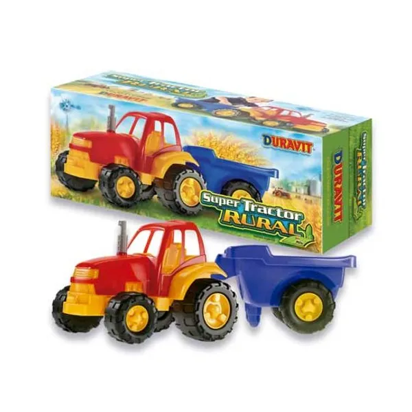 Tractor rural Duravit grande con acoplado