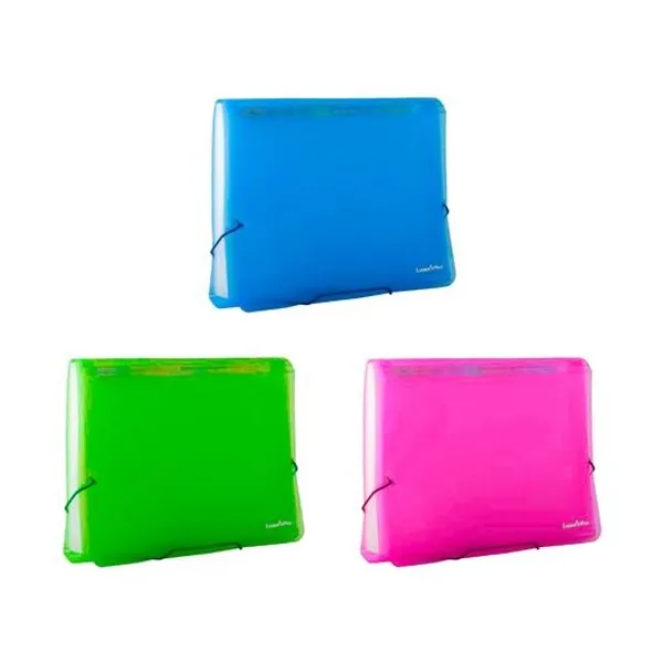 Clasificador a4 12 divisiones color brillante x unidad colores surtidos lama