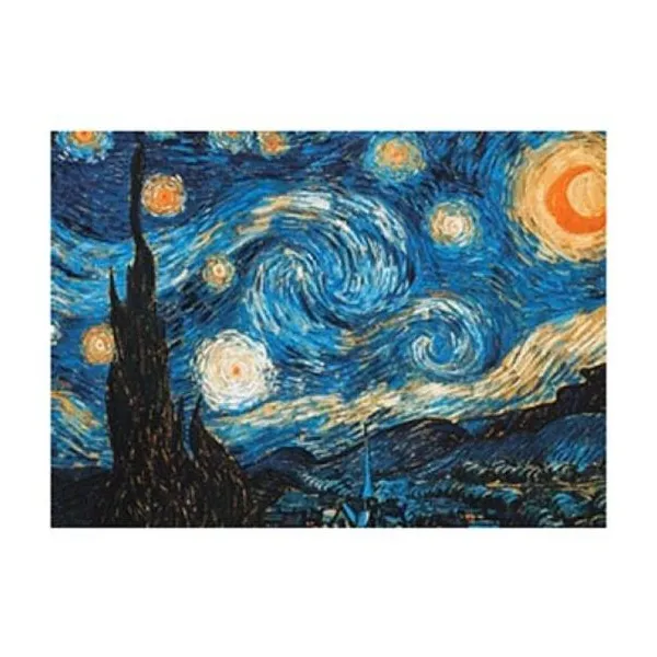 Puzzle 1000 pzas mini - starry night (m100-025) caja:13x13x5 cm