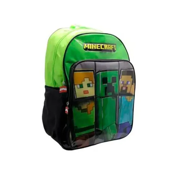Mochila 18" espalda minecraft Cresko